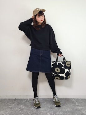 「アイテム（福袋/福箱、その他）」を使った、パン粉さん（レディース・151cm）の冬コーディネート