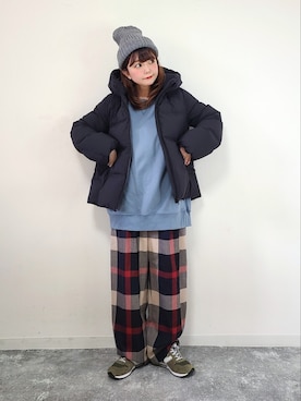 「cbクレストブリッジ」｜パン粉さん（レディース・151cm）の冬コーディネート