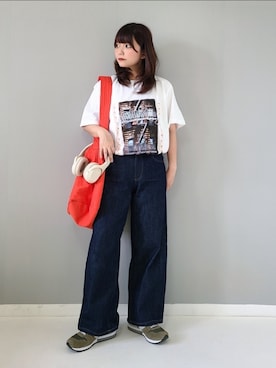 「低身長」｜「アイテム（福袋/福箱）」を使った、パン粉さん（レディース・151cm）の夏コーディネート