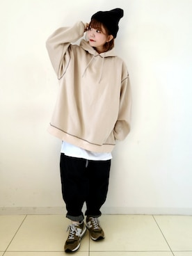 「pairpair」｜パン粉さん（レディース・151cm）の秋コーディネート