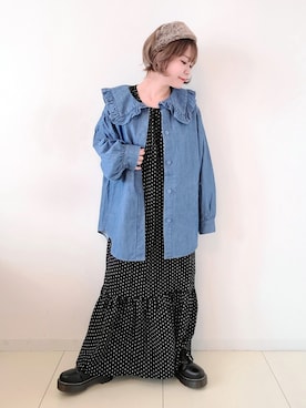「アーバンリサーチ」｜「アイテム（福袋/福箱）」を使った、パン粉さん（レディース・151cm）の秋コーディネート