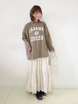「zucca」｜「アイテム（その他）」を使った、パン粉さん（レディース・151cm）の春コーディネート