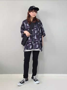 「低身長」｜「アイテム（福袋/福箱）」を使った、パン粉さん（レディース・151cm）の春コーディネート