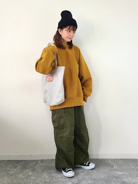 「アイテム（福袋/福箱、その他）」を使った、パン粉さん（レディース・151cm）の秋コーディネート