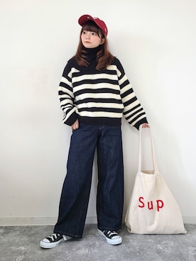 「アイテム（福袋/福箱、その他）」を使った、パン粉さん（レディース・151cm）の春コーディネート