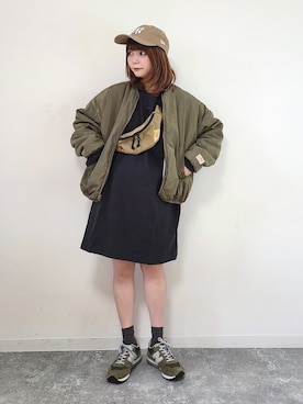 「Java（ジャバ）のアイテム」を使った、パン粉さん（レディース・151cm）の秋コーディネート