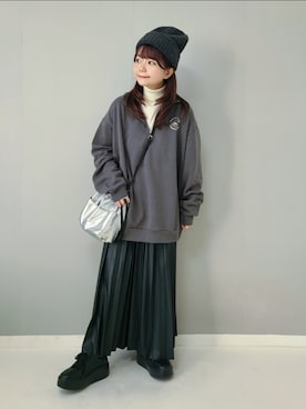 「make a ray!（メイク ア レイ！）のアイテム」を使った、パン粉さん（レディース・151cm）の秋コーディネート