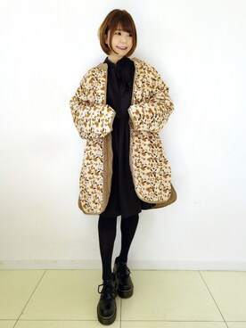 「アーバンリサーチ」｜「アイテム（ラッピングキット）」を使った、パン粉さん（レディース・151cm）の冬コーディネート