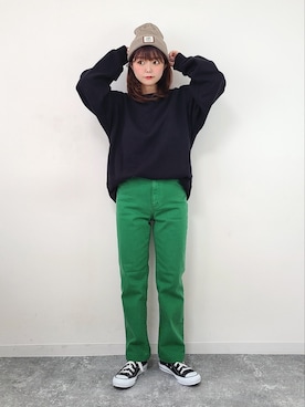 「SHIEN」｜「アイテム（その他）」を使った、パン粉さん（レディース・151cm）の秋コーディネート