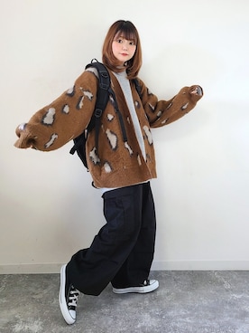 「アイテム（福袋/福箱、その他）」を使った、パン粉さん（レディース・151cm）の秋コーディネート