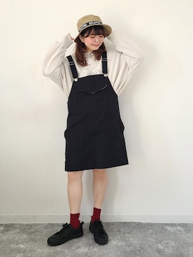 「アイテム（福袋/福箱、その他）」を使った、パン粉さん（レディース・151cm）の春コーディネート