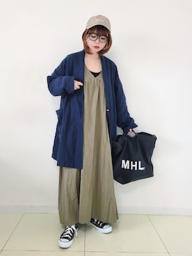 「アーバンリサーチドアーズ」｜「アイテム（その他）」を使った、パン粉さん（レディース・151cm）の春コーディネート