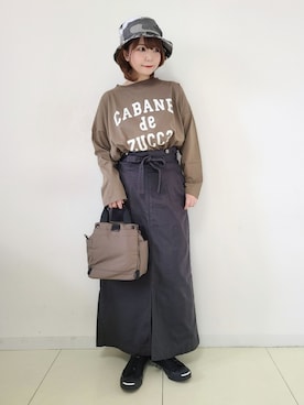 「zucca」｜「アイテム（その他）」を使った、パン粉さん（レディース・151cm）の春コーディネート