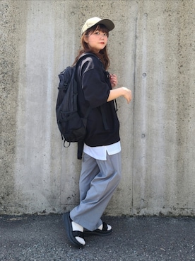 「アイテム（福袋/福箱、その他）」を使った、パン粉さん（レディース・151cm）の春コーディネート