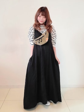 「クリスプ」｜「アイテム（福袋/福箱）」を使った、パン粉さん（レディース・151cm）の夏コーディネート