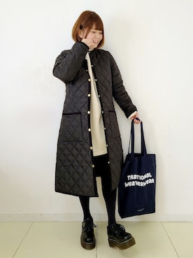 「merry jenny（メリージェニー）のアイテム（スウェット）」を使った、パン粉さん（レディース・151cm）の冬コーディネート