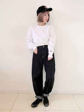 「zucca」｜「アイテム（福袋/福箱）」を使った、パン粉さん（レディース・151cm）の秋コーディネート