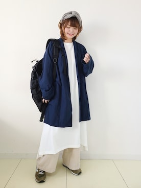 「アーバンリサーチドアーズ」｜「アイテム（その他）」を使った、パン粉さん（レディース・151cm）の春コーディネート