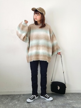 「something_jean」｜パン粉さん（レディース・151cm）の秋コーディネート