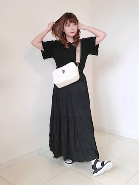 「クリスプ」｜「アイテム（福袋/福箱）」を使った、パン粉さん（レディース・151cm）の夏コーディネート