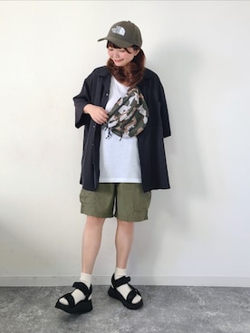 「アイテム（福袋/福箱、その他）」を使った、パン粉さん（レディース・151cm）の春コーディネート