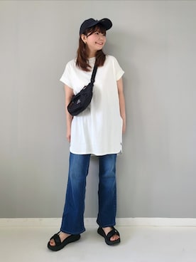「低身長」｜「アイテム（福袋/福箱）」を使った、パン粉さん（レディース・151cm）の春コーディネート