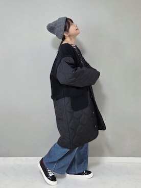 「アイテム（その他アウター）」を使った、パン粉さん（レディース・151cm）の秋コーディネート