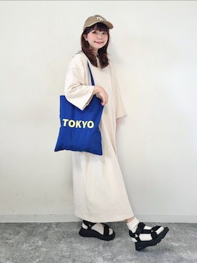 「アイテム（福袋/福箱、その他）」を使った、パン粉さん（レディース・151cm）の春コーディネート