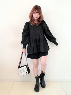 「sakishimatokyo」｜「アイテム（その他）」を使った、パン粉さん（レディース・151cm）の秋コーディネート