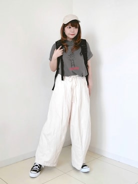 「sakishimatokyo」｜「アイテム（福袋/福箱）」を使った、パン粉さん（レディース・151cm）の夏コーディネート