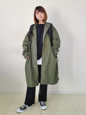 「アイテム（ラッピングキット）」を使った、パン粉さん（レディース・151cm）の春コーディネート