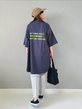 「低身長」｜「アイテム（福袋/福箱）」を使った、パン粉さん（レディース・151cm）の春コーディネート