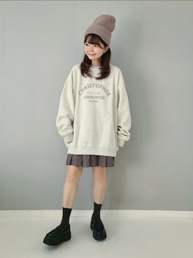 「make a ray!（メイク ア レイ！）のアイテム」を使った、パン粉さん（レディース・151cm）の秋コーディネート