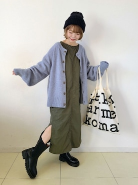 「pairpair」｜パン粉さん（レディース・151cm）の秋コーディネート