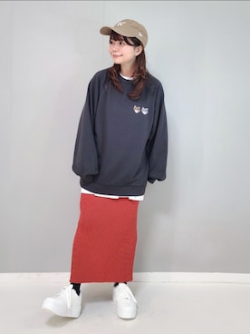 「アイテム（福袋/福箱）」を使った、パン粉さん（レディース・151cm）の冬コーディネート