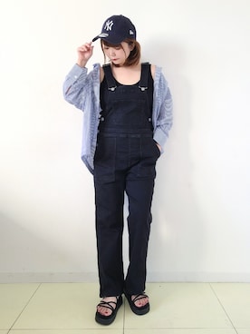 「アーバンリサーチドアーズ」｜「アイテム（その他）」を使った、パン粉さん（レディース・151cm）の夏コーディネート