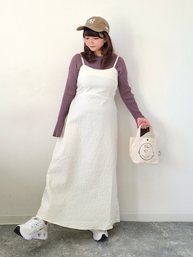 「春服デビュー宣言」｜「アイテム（福袋/福箱）」を使った、パン粉さん（レディース・151cm）の春コーディネート
