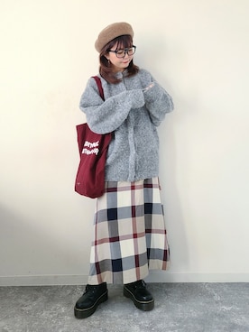 「cbクレストブリッジ」｜パン粉さん（レディース・151cm）の秋コーディネート