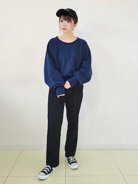 「アイテム（ラッピングキット）」を使った、パン粉さん（レディース・151cm）の冬コーディネート