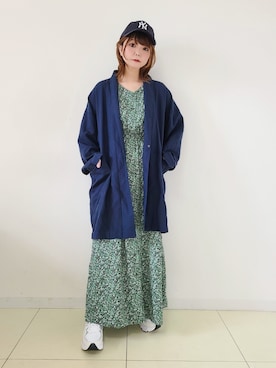 「アーバンリサーチドアーズ」｜「アイテム（その他）」を使った、パン粉さん（レディース・151cm）の春コーディネート