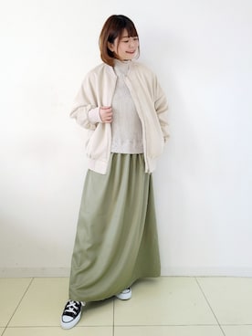 「アーバンリサーチ」｜「アイテム（その他）」を使った、パン粉さん（レディース・151cm）の冬コーディネート