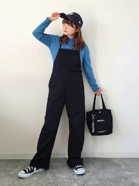 「春服デビュー宣言」｜「アイテム（福袋/福箱）」を使った、パン粉さん（レディース・151cm）の春コーディネート