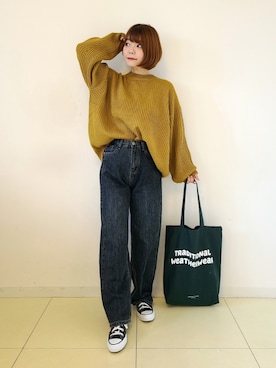 「クリスプ」｜「アイテム（福袋/福箱）」を使った、パン粉さん（レディース・151cm）の秋コーディネート