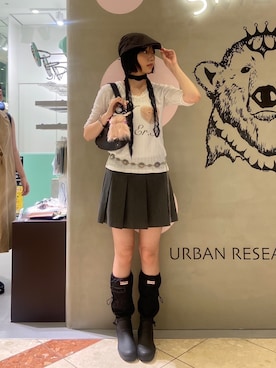 「アイテム（バングル/リストバンド）」を使った、kanonさん（レディース・167cm）の秋コーディネート