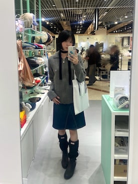 「アイテム（リング）」を使った、kanonさん（レディース・167cm）の秋コーディネート