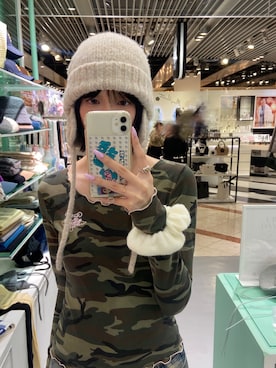 「アイテム（シュシュ）」を使った、kanonさん（レディース・167cm）の秋コーディネート