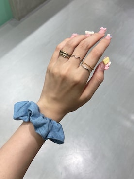 「アイテム（ヘアゴム）」を使った、kanonさん（レディース・167cm）の夏コーディネート