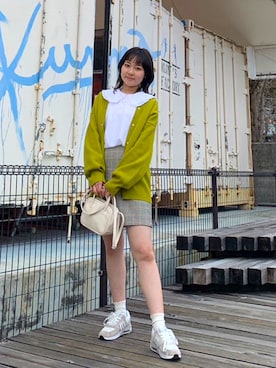 「春服デビュー宣言」｜「アイテム（スカート）」を使った、white_riversさん（レディース・155cm）の春コーディネート