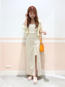 「へザー」｜「アイテム（その他）」を使った、kaeさん（レディース・153cm）の夏コーディネート