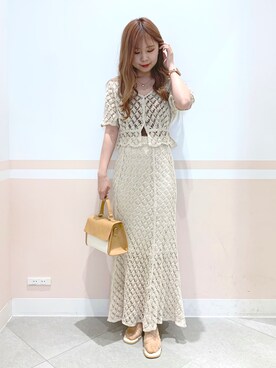 「へザー」｜「アイテム（その他）」を使った、kaeさん（レディース・153cm）の春コーディネート